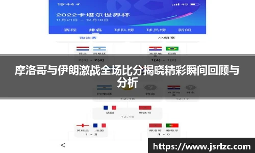 摩洛哥与伊朗激战全场比分揭晓精彩瞬间回顾与分析